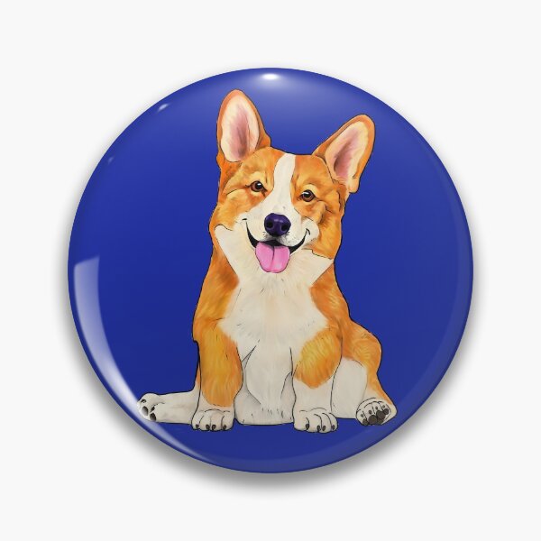 Aperçu de l'œuvre Chien corgi assis mignon créée et vendue par Mehu.