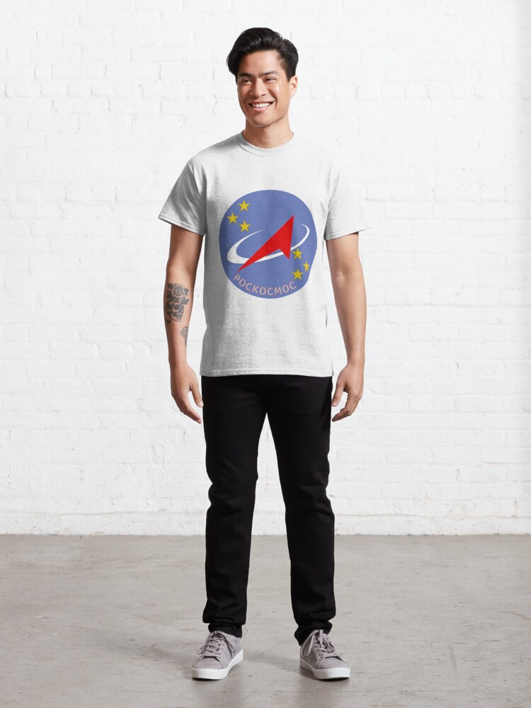 Alternate view of Roscosmos Flight Suit Patch Classic T-Shirt