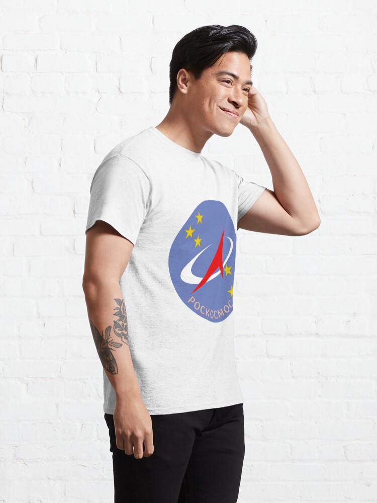 Alternate view of Roscosmos Flight Suit Patch Classic T-Shirt