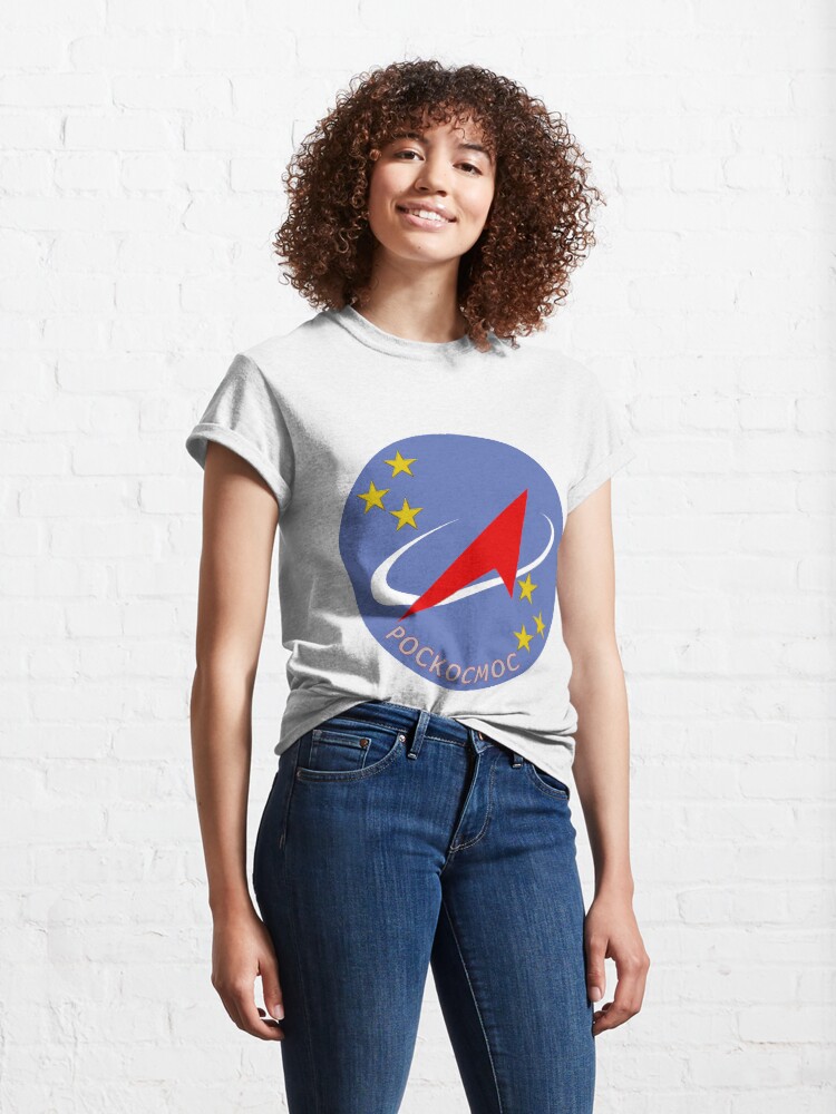 Alternate view of Roscosmos Flight Suit Patch Classic T-Shirt