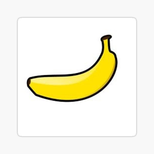 Banana Clip Stickers Redbubble - banana clip roblox