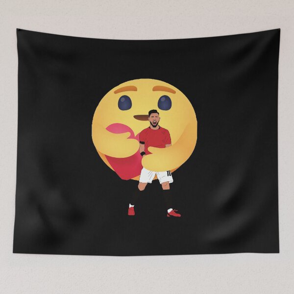 Item preview, Bruno Fernandes MUFC Nuevo Emoji Abrazo Reacción designed and sold by Hevding.