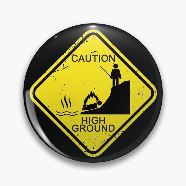 Item preview, Caution - High Ground designed and sold by CCCDesign.