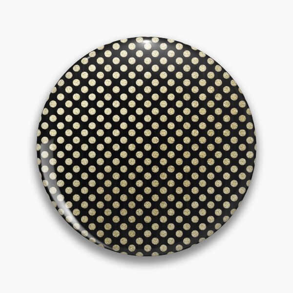 Item preview, Black and Gold Polka Dots Pattern designed and sold by belvederestore.