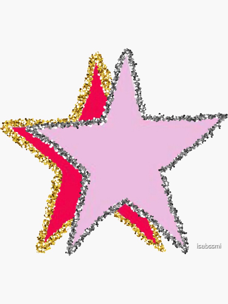 pink sparkle stars! by isabssmi