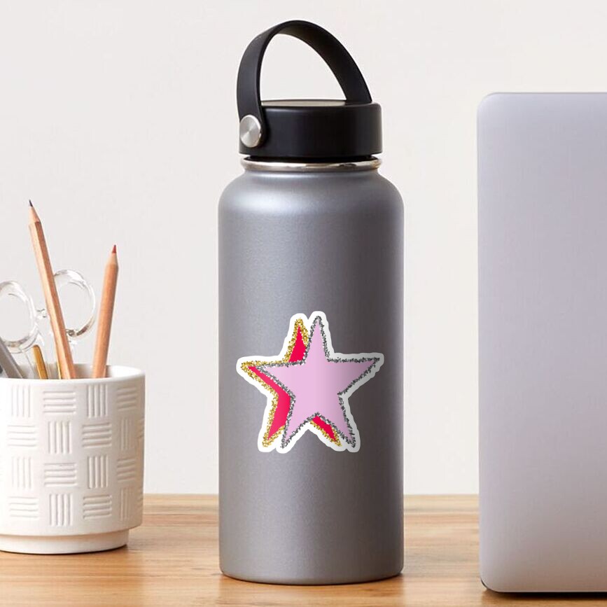 pink sparkle stars! Sticker