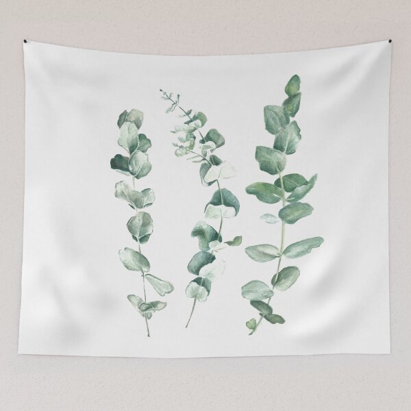 Item preview, Eucalyptus Trio - Watercolor designed and sold by hellocando.