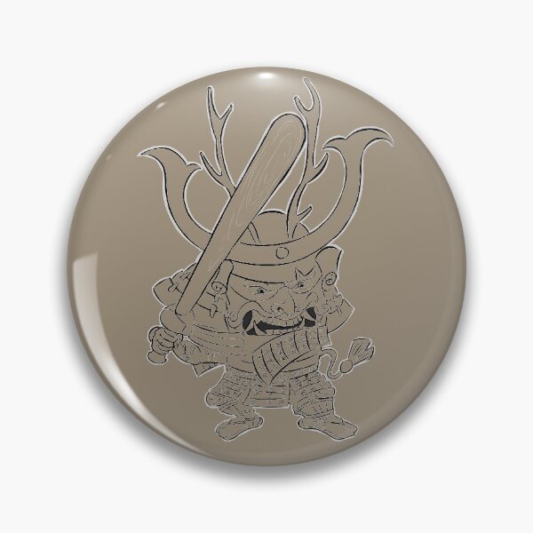 Item preview, Brave brutal samurai with baseball bat designed and sold by Igor Faun.