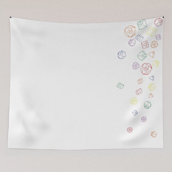 Item preview, Cascading Rainbow Dice designed and sold by nicegnome.