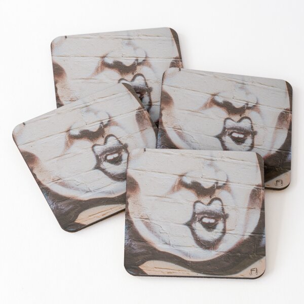 Item preview, Mouth singing wall face mask  designed and sold by Tropical Blood.