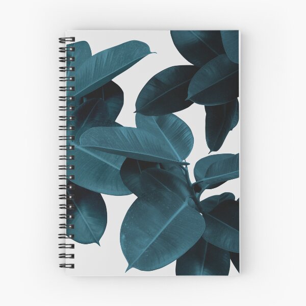 Aperçu de l'œuvre Feuilles de plantes bleu marine créée et vendue par PrintsProject.