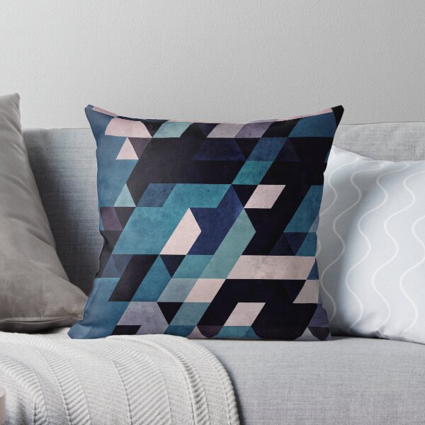 52 // blux redux Throw Pillow