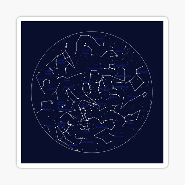 "Rolling in the Deep" Constellation, Stars, Galaxy, Signs Sticker