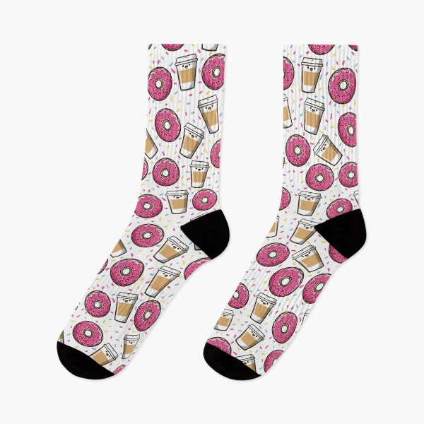 Item preview, Coffee Donut Pattern designed and sold by fishbiscuit.