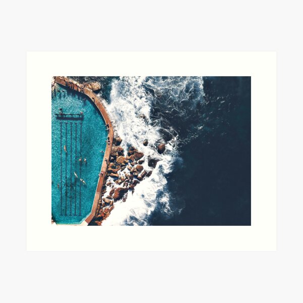 Item preview, Bronte Baths Ocean Pool Sydney Australia  designed and sold by The-Drone-Man.