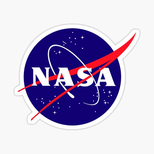 Official NASA (meatball) Logo Sticker