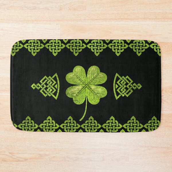 Item preview, Irish Four-leaf clover with celtic Knot designed and sold by k9printart.