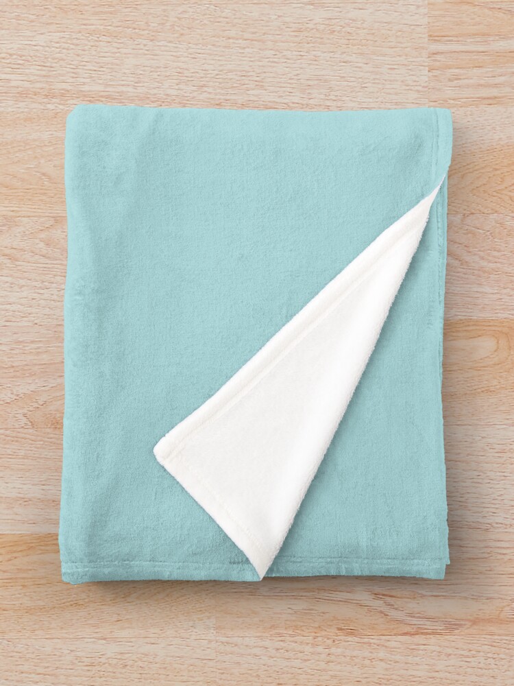 Robins egg blue throw blanket sale