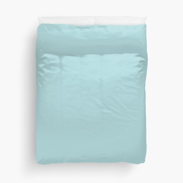 robins egg blue duvet