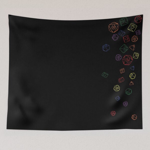Item preview, Rainbow Cascading Dice designed and sold by nicegnome.