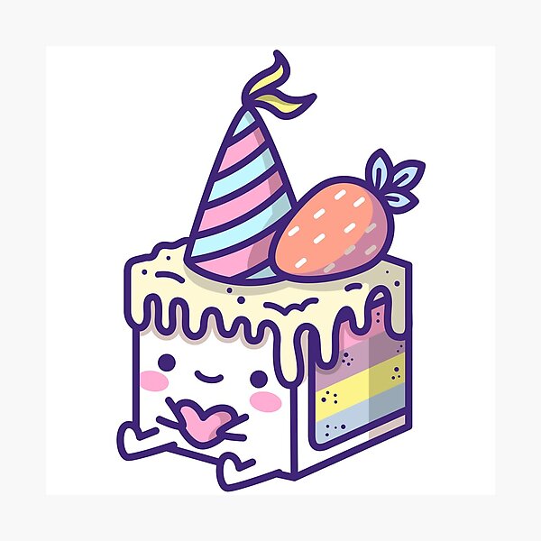 Birthday Cake Wall Art Redbubble