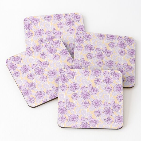 Item preview, Purple and Peach Romantic Roses designed and sold by Carolina Diaz.