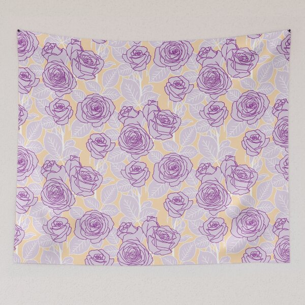 Item preview, Purple and Peach Romantic Roses designed and sold by Carolina Diaz.