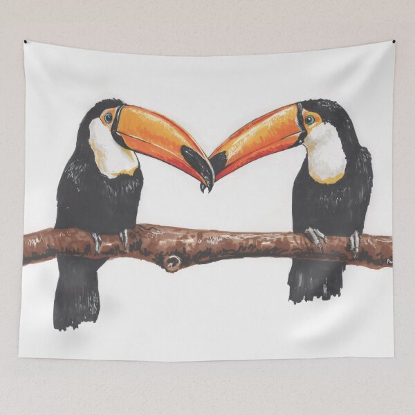 Item preview, Toucans in love designed and sold by Pendientera.