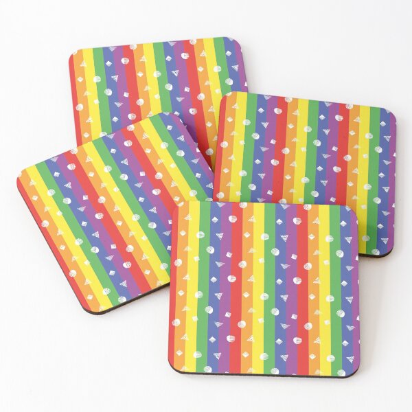 Item preview, Rainbow colors with shapes designed and sold by MarlowLoom.