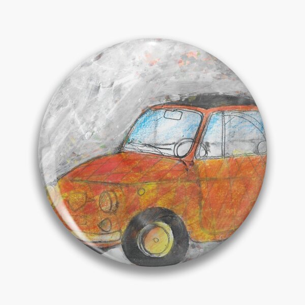 Item preview, Fiat 500 orange designed and sold by walterfest.
