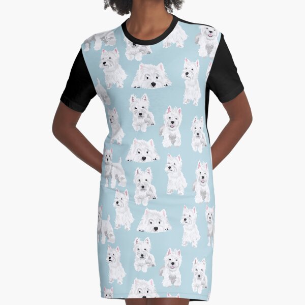Westie Vestido camiseta