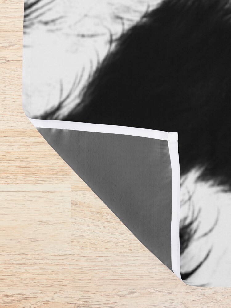 Alternate view of Modern Cowhide Faux Leather Shower Curtain