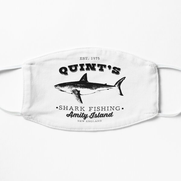 Quints Shark Fishing (black mono) Flat Mask