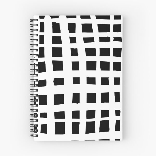 Item preview, Black and White Handdrawn Grid Pattern designed and sold by cadinera.