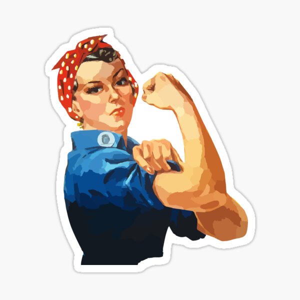 Rosie the Riveter - Plain Sticker