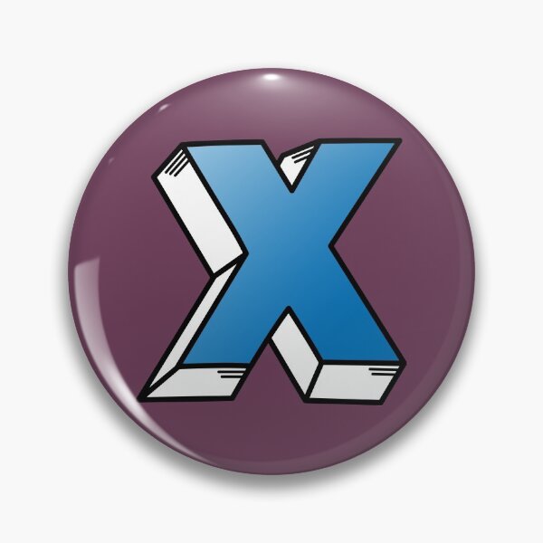 Item preview, The Letter X - Blue designed and sold by FinlayMcNevin.