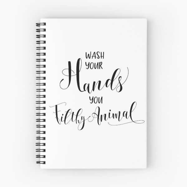 Item preview, Wash Your Hands You Filthy Animal Bathroom Print designed and sold by MDP1987.
