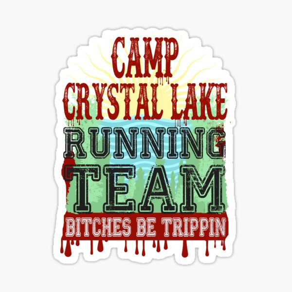 Camp Crystal Lake Running Team Sticker