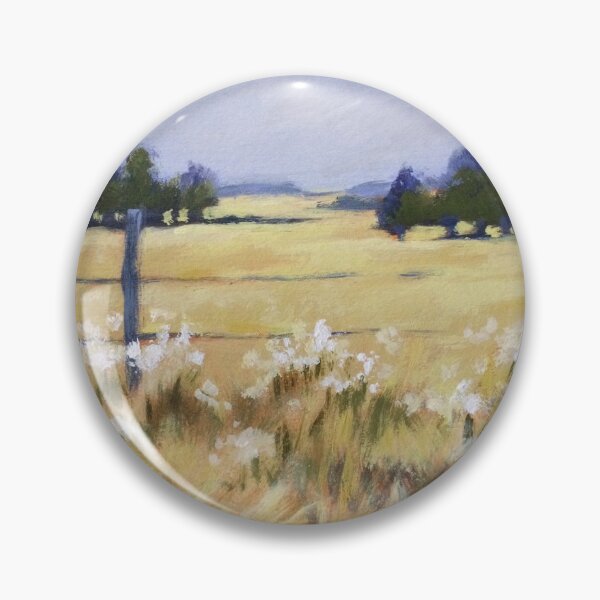 Item preview, Fields of Gold - Acrylic designed and sold by skidgelstudios.