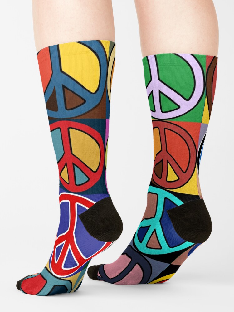 Discover Peace Mosaic | Socks