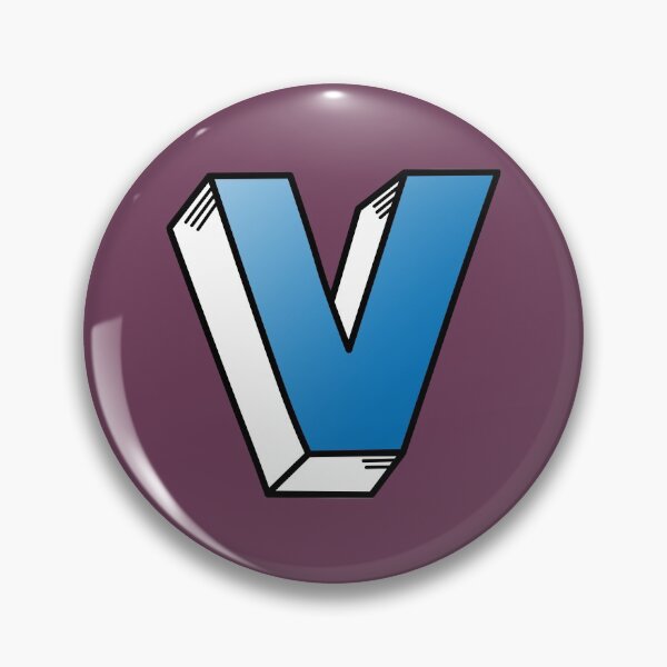 Item preview, The Letter V - Blue designed and sold by FinlayMcNevin.