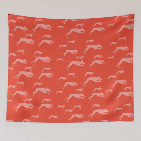 Item preview, RED RUNNING WEIMARANERS designed and sold by bluweim.