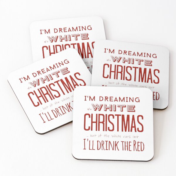 Item preview, White Christmas designed and sold by bubbliciousart.