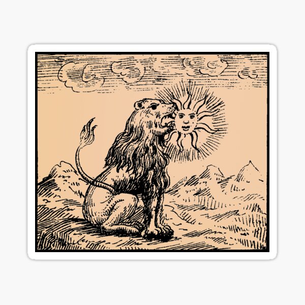 Leo Lion - Lion Face - Sticker | TeePublic