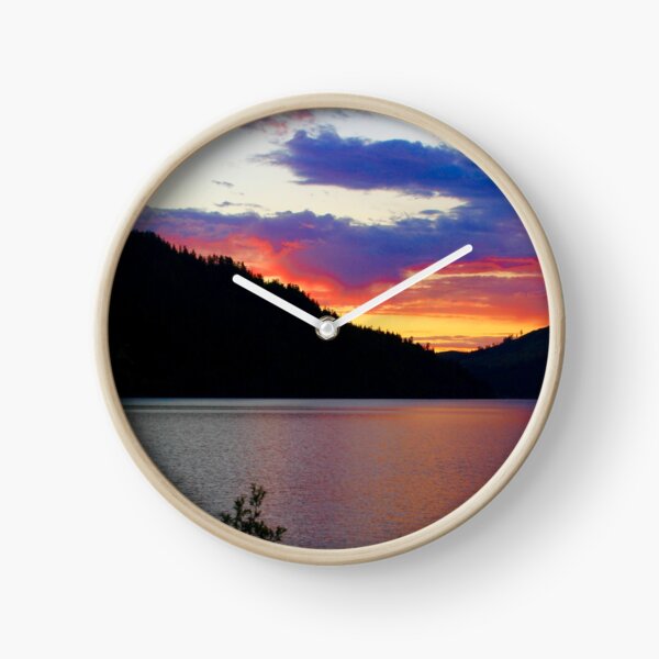 Sunset at Crescent Lake Clock