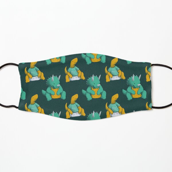 Mosaïque de dinos 5 Masque enfant