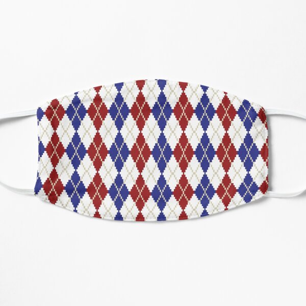 Americana Argyle Flat Mask