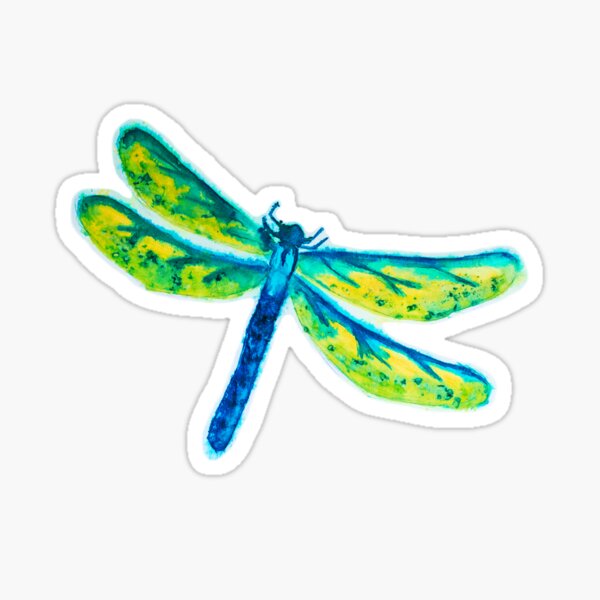 Sam the Dragonfly Sticker