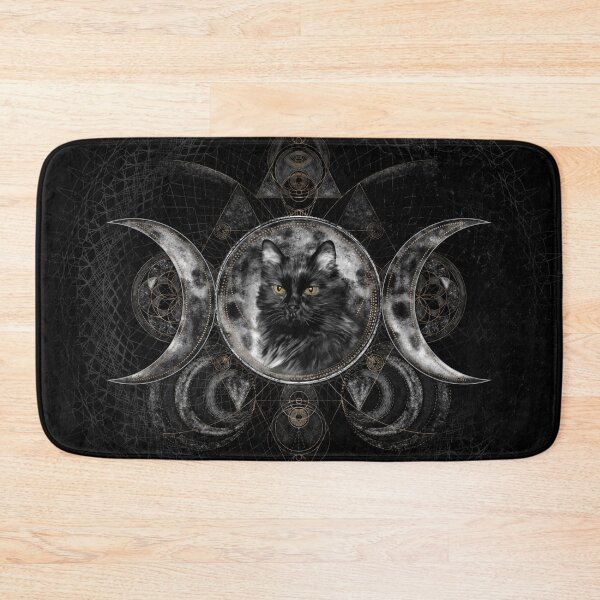 Item preview, Triple Moon - Black cat designed and sold by k9printart.
