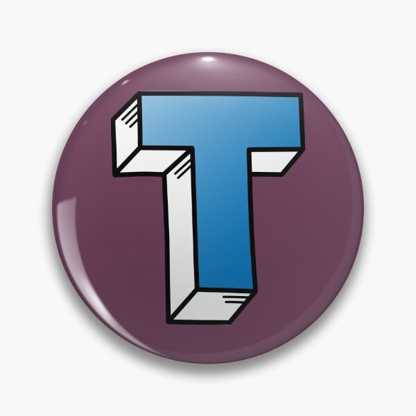 Item preview, The Letter T - Blue designed and sold by FinlayMcNevin.